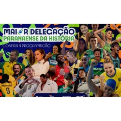 Maior delegação da história: veja o calendário dos 63 atletas e técnicos do Paraná em Paris